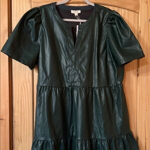 Chic Green Mini Dress